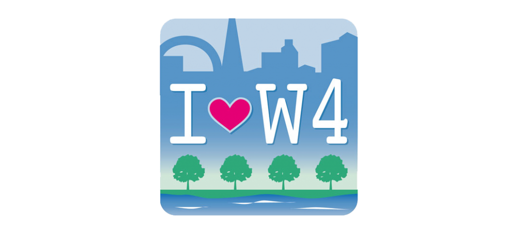 I-love-w4 app logo design by Pynto