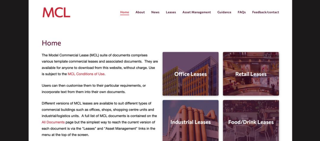MCL website redesign