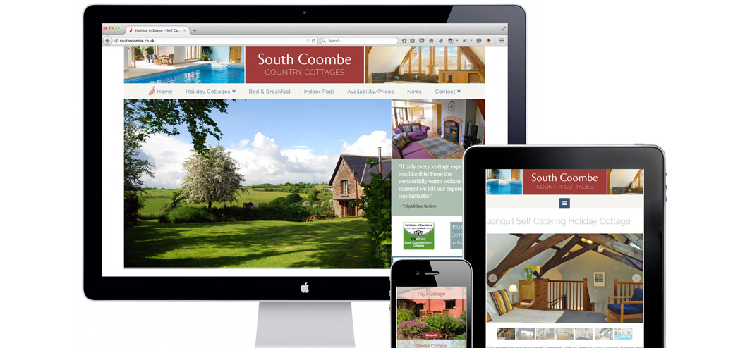 South Coombe website redesign by Pynto