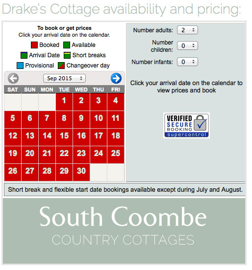 South-coombe-booking