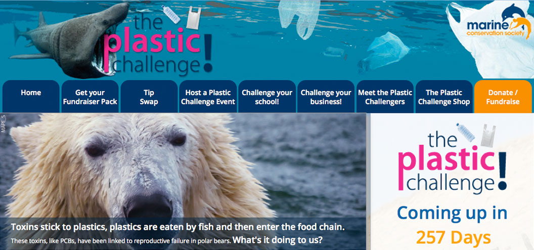 mcs-plastic-challenge webdesign by Pynto